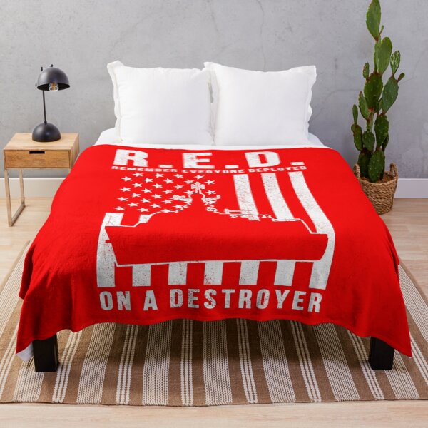 Item preview, RED Friday Remember Everyone Deployed on a Destroyer designed and sold by Gold Wings Tees.