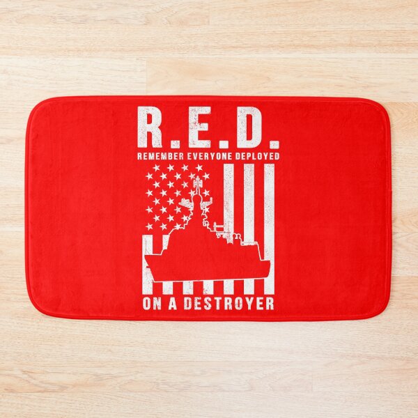 Item preview, RED Friday Remember Everyone Deployed on a Destroyer designed and sold by Gold Wings Tees.