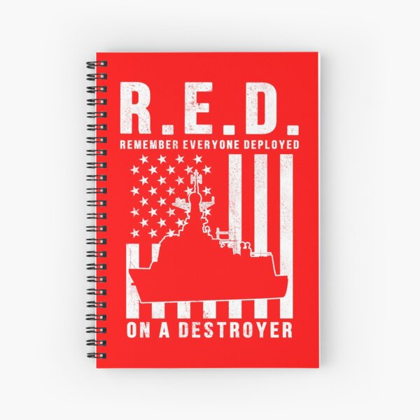 Item preview, RED Friday Remember Everyone Deployed on a Destroyer designed and sold by Gold Wings Tees.