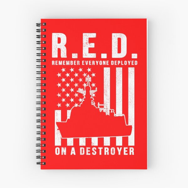 Item preview, RED Friday Remember Everyone Deployed on a Destroyer designed and sold by Gold Wings Tees.