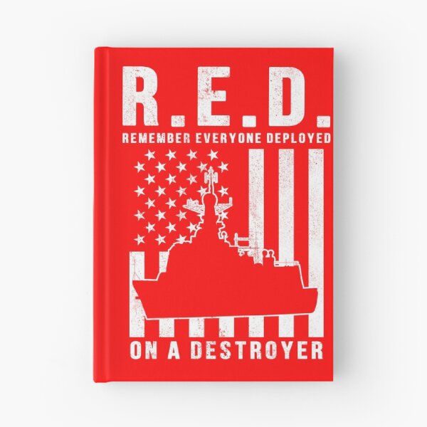 Item preview, RED Friday Remember Everyone Deployed on a Destroyer designed and sold by Gold Wings Tees.