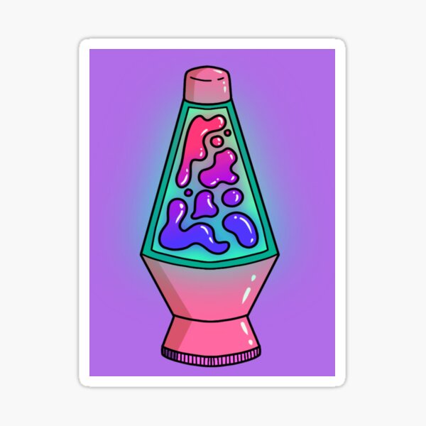 Bisexual Lava Lamp Sticker