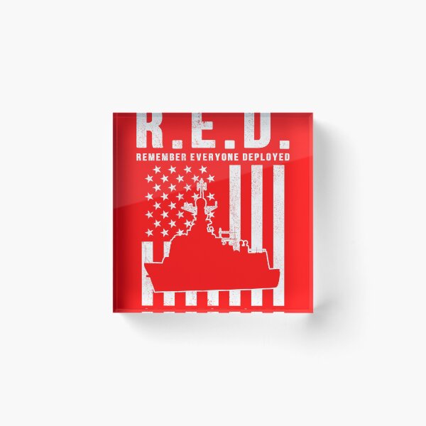 Item preview, RED Friday Remember Everyone Deployed on a Destroyer designed and sold by Gold Wings Tees.