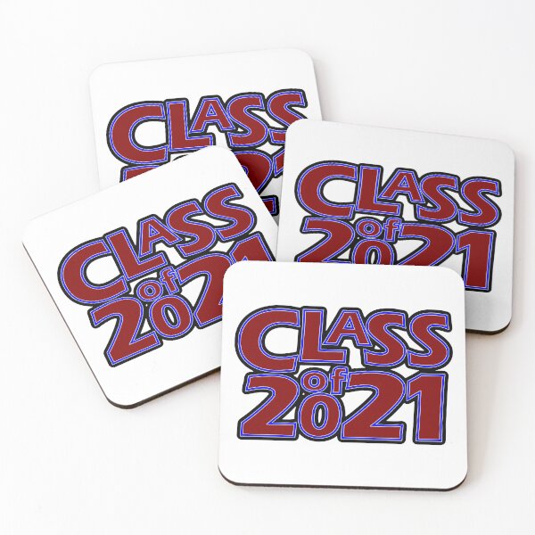 Item preview, Grad Class of 2021 Maroon with a Blue Border designed and sold by gkillerb.