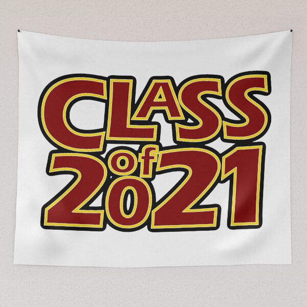 Item preview, Grad Class of 2021 Maroon with a Golden Border designed and sold by gkillerb.