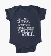 Sweetroll 1 White for high necked One Piece - Short Sleeve