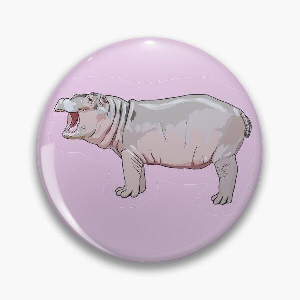Item preview, Pastel Baby Hippopotamus designed and sold by gracebru.