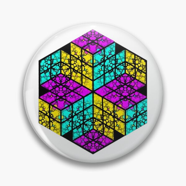 Item preview, Clipped Dark Universal Cubes designed and sold by weavernap.