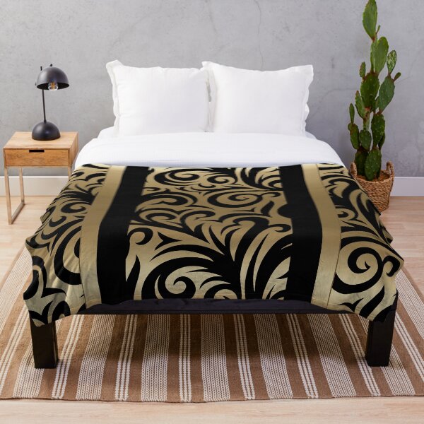 Item preview, Gold and Black Swirls designed and sold by DonnaSiggy.