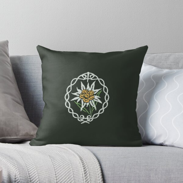 Edelweiss Abzeichen / Aufnäher Dekokissen