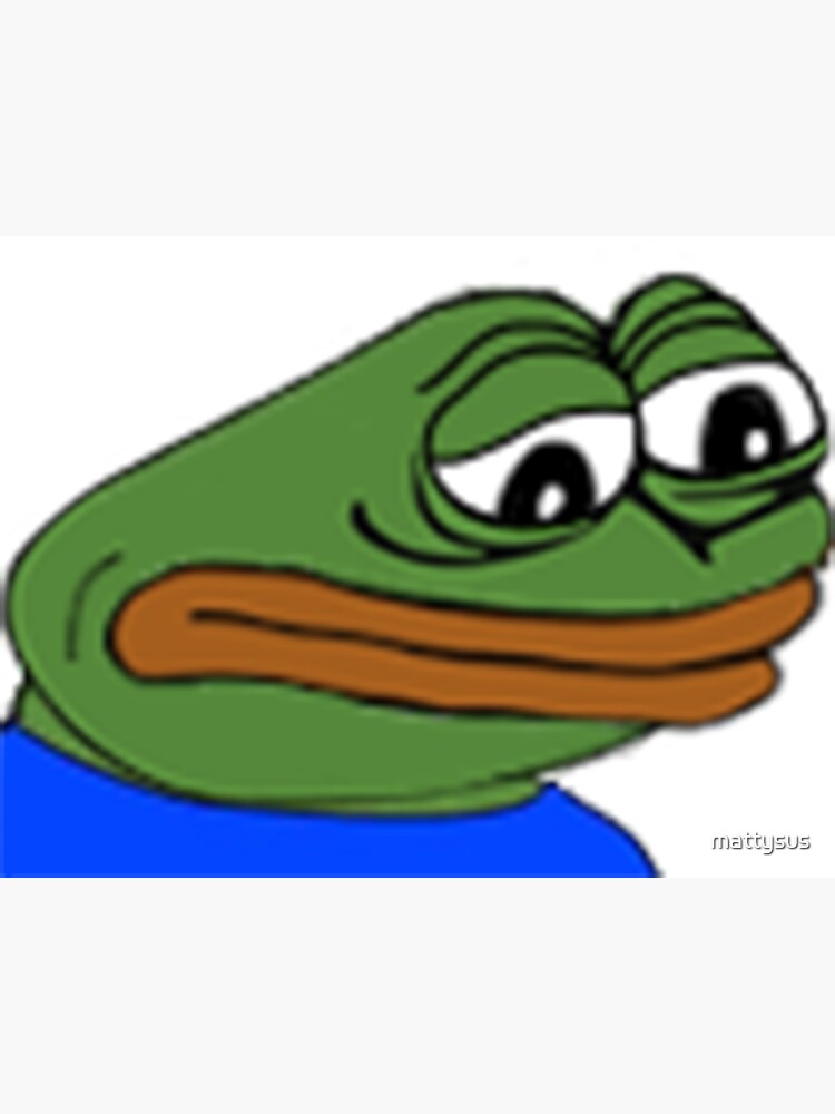 Pepega Twitch Emote Clock for Sale by mattysus