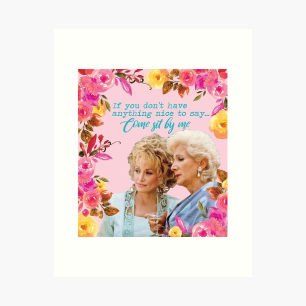Item preview, Steel Magnolias Clairee & Truvy Come Sit By Me Movie Quote 2 designed and sold by gunsnhoney.