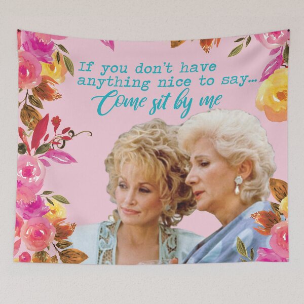 Item preview, Steel Magnolias Clairee & Truvy Come Sit By Me Movie Quote 2 designed and sold by gunsnhoney.
