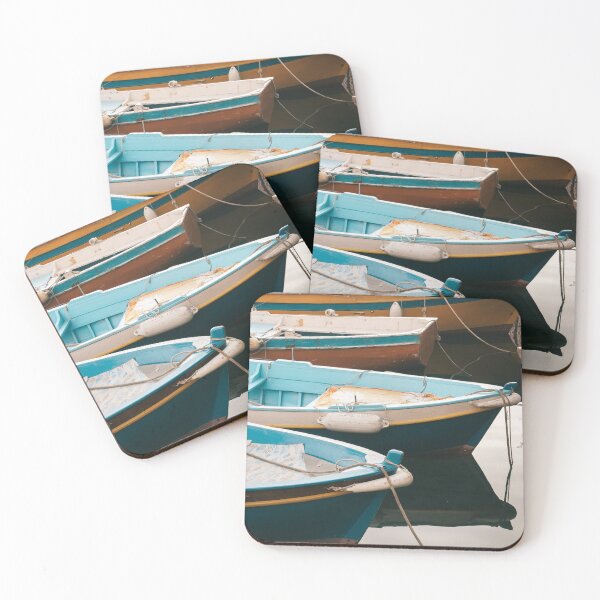 Item preview, Boats in the Mediterranean sea on Procida Island, Italy designed and sold by michieldros.