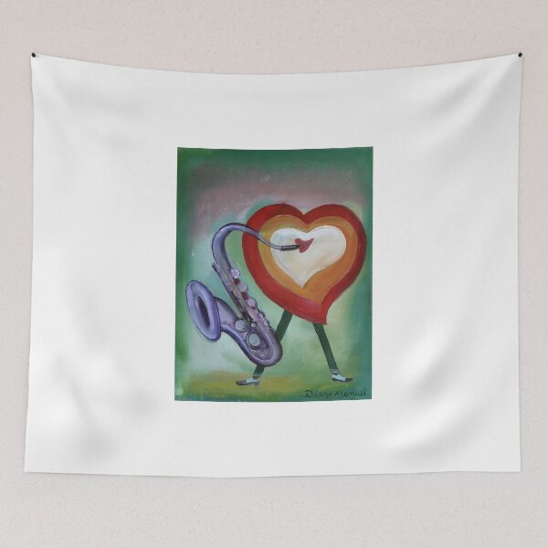 Item preview, jazz heart designed and sold by Diego Manuel Rodriguez.
