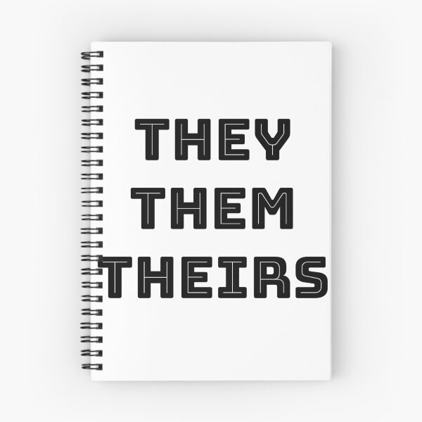 Item preview, They/Them/Theirs Nonbinary Pronouns designed and sold by Dorothy Medlin.