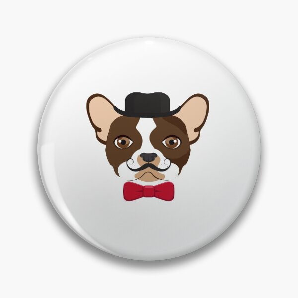 Item preview, Classic Bulldog with Red Bow Tie, Cute Gift for Dogs Lovers, Dog Wearing Black Hat, Funny Tee for Bulldogs Lover, Cool Present for Fashion Pet Lovers, Red Covering, Perfect Fathers Day Thought designed and sold by Annona-.