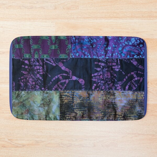 Item preview, Dark blue textiles, mixed media, fiber artist designed and sold by djrunnels.