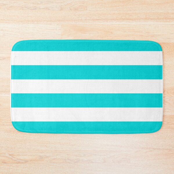 Item preview, White and turquoise stripe pattern designed and sold by IoanaHraball.