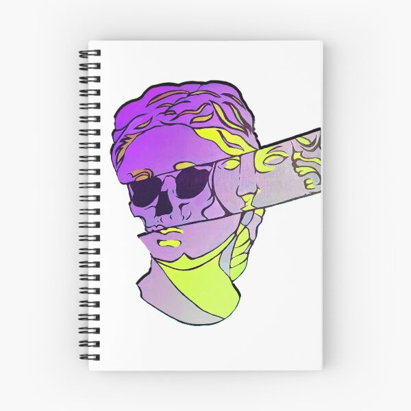 Item preview, Purple & Yellow Skull Sculpture designed and sold by LadyMayDesigns9.