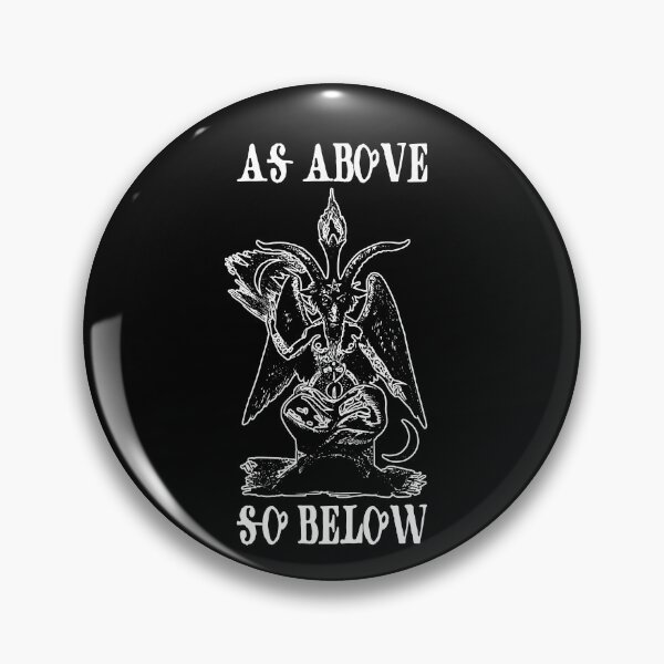 Item preview, Baphomet Satan Goat As Above So Below Lucifer Occult  designed and sold by h44k0n.