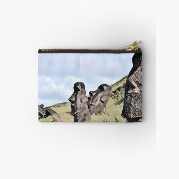 Item preview, Chile Easter Island Moais Ahu Tongariki Colored Sketch designed and sold by D4li98.
