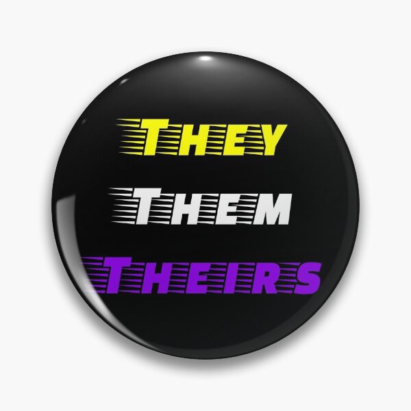 Item preview, Non binary They/Them/Theirs Pronouns face mask designed and sold by Dorothy Medlin.