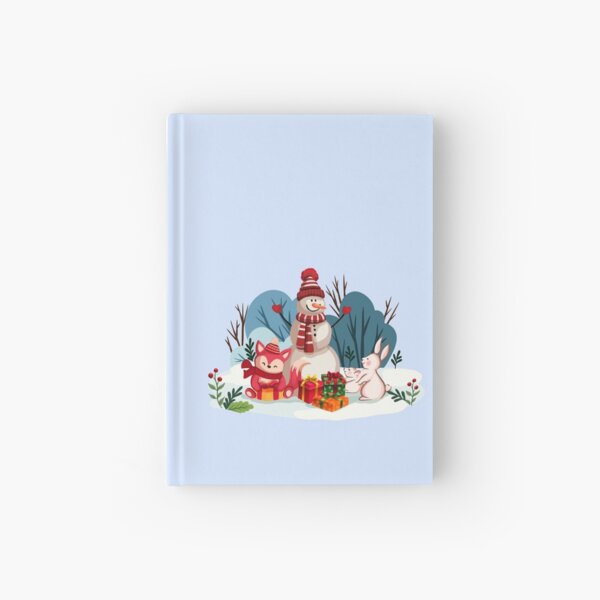 Christmas Snowman And His Furry Friends™ Hardcover Journal