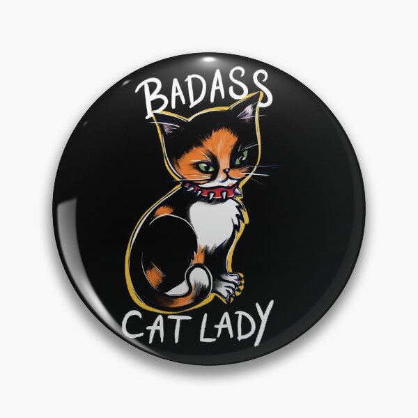Item preview, Badass Cat Lady designed and sold by FrictionMaxxing.