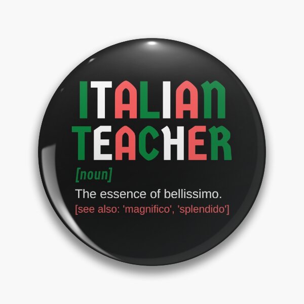 Item preview, Italian Male Teacher Noun Magnificent Magnifico Splendid Splendido designed and sold by Time4German.