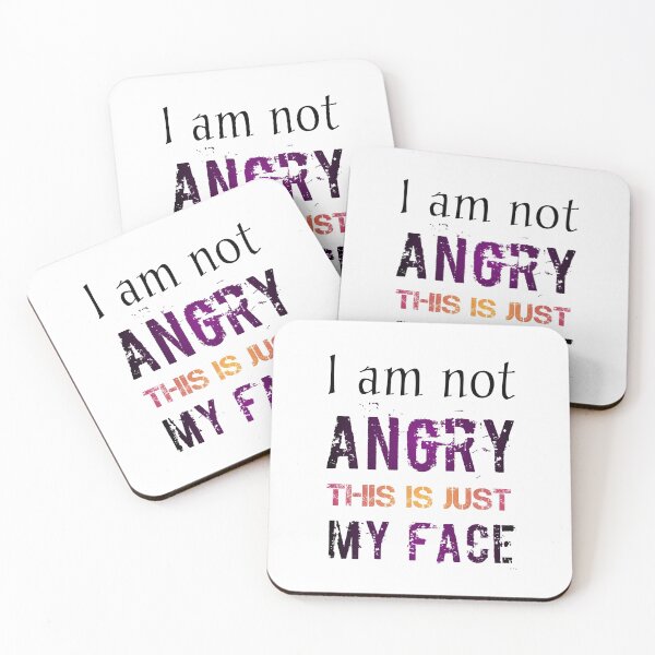 Item preview, I am not angry this is just my Face,Funny gift  designed and sold by Essakhi12.