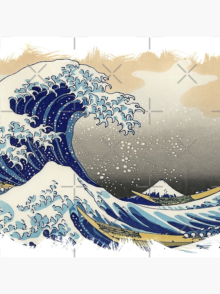 Small Cross Body Purse Great Wave by Hokusai Art Crossbody Bag 