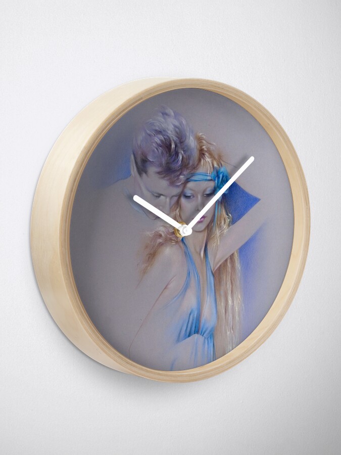 Thumbnail 2 of 4, Clock, Der Traum designed and sold by sara-moon.