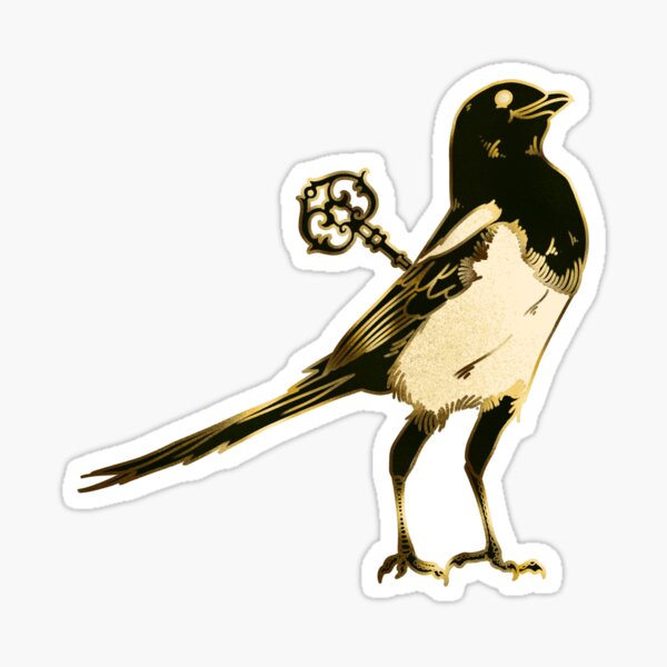 Magpie - Two for Mirth Sticker