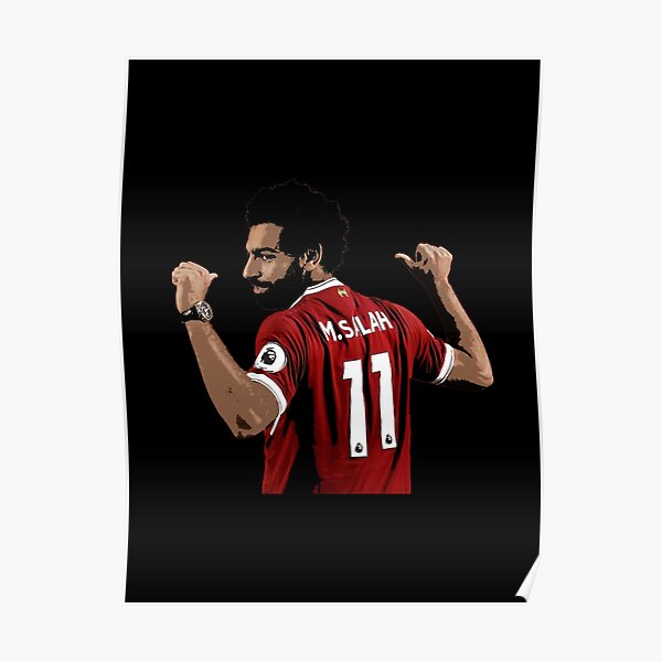 Mohamed Salah Jersey  Poster for Sale by FOliverIsmael