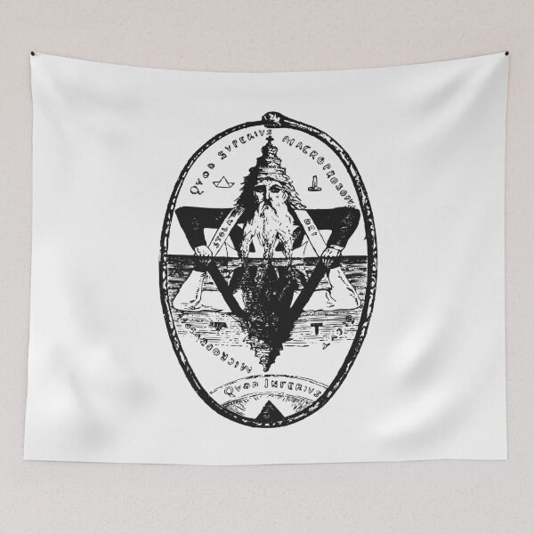 Item preview, Hermes Trismegistus as Above so Below Hermetic Axiom Vintage Medieval designed and sold by h44k0n.
