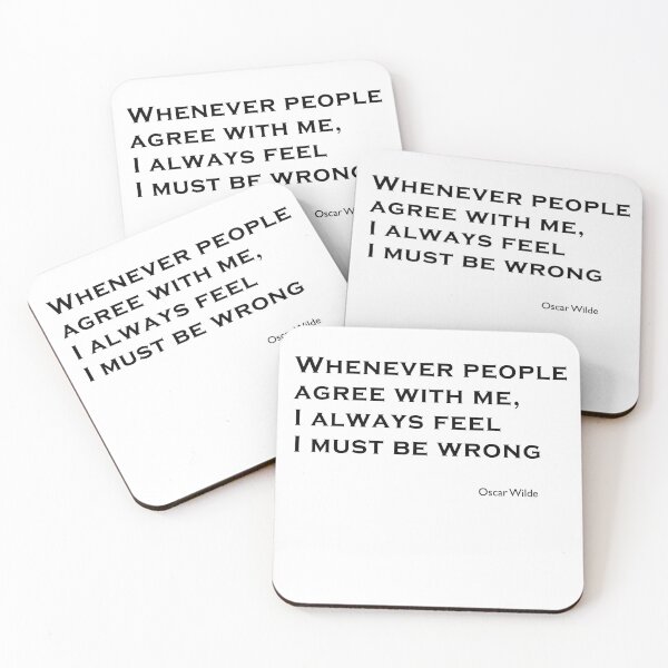 Item preview, Whenever people agree with me, I always feel I must be wrong designed and sold by MMTYPE.