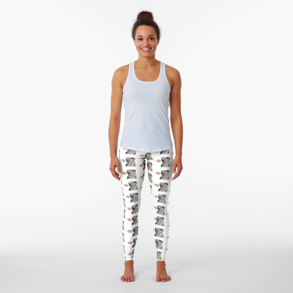 Koala and Eucalyptus Pattern Leggings