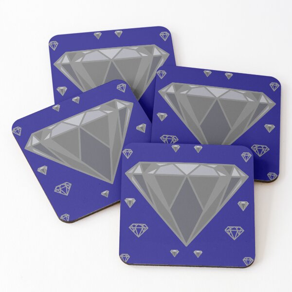 Item preview, Silver diamonds on sapphire designed and sold by AesirArtwork.