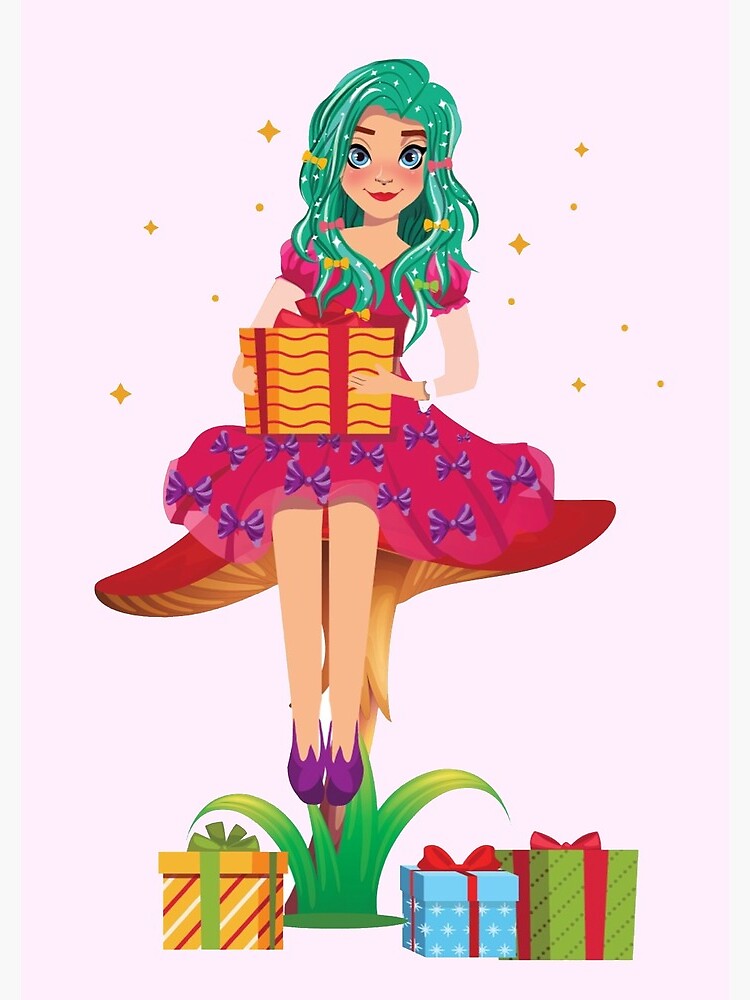 Ruby the Ribbon Fairy With Her Gifts™ by TeelieTurner