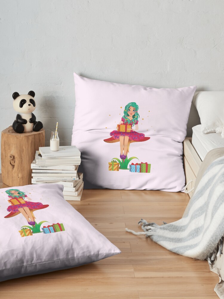 Alternate view of Ruby the Ribbon Fairy With Her Gifts™ Floor Pillow