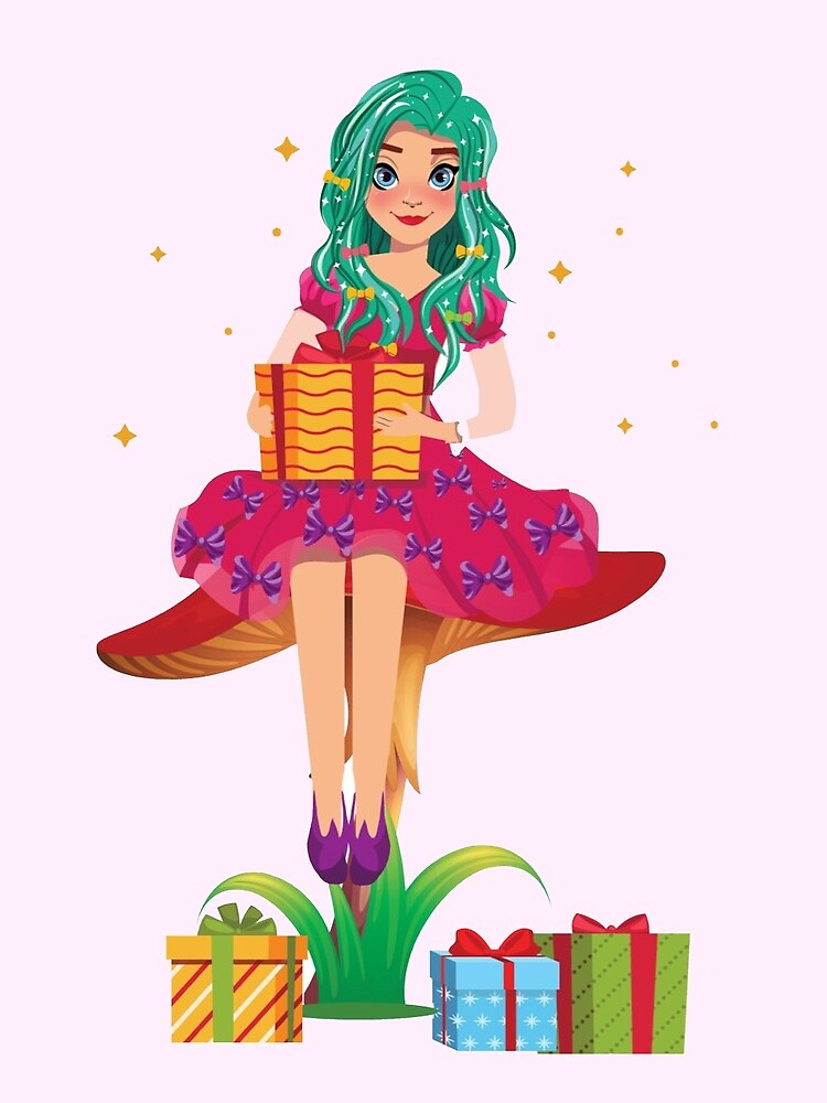 Ruby the Ribbon Fairy With Her Gifts™ by TeelieTurner