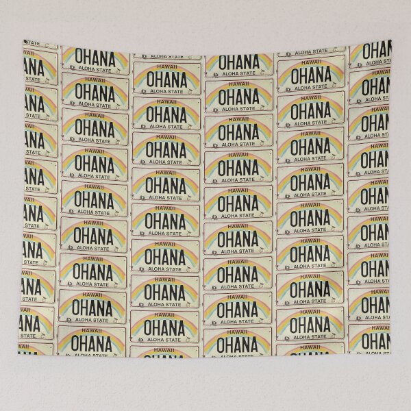 Item preview, Vintage Hawaii License Plate Ohana designed and sold by northshoresign.
