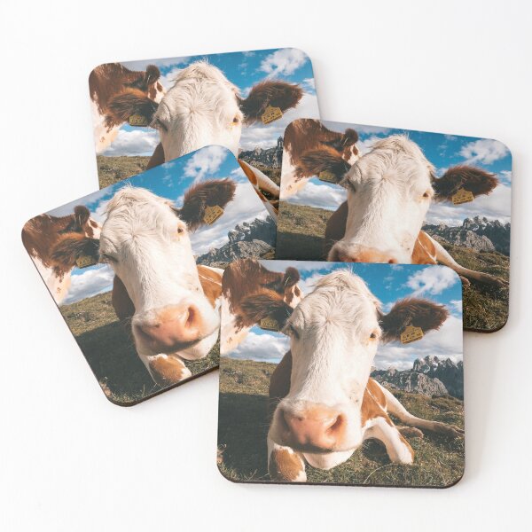 Item preview, Cow in the Italian Mountains, Tre Cime di Lavaredo (Dolomites) designed and sold by michieldros.