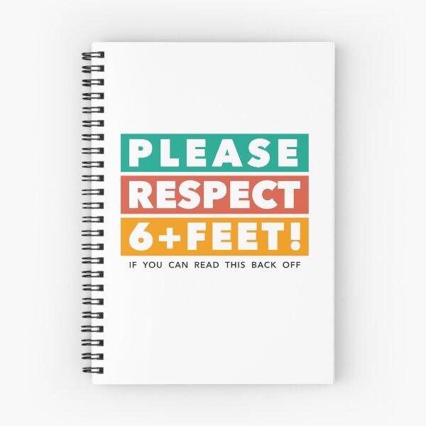 Item preview, Please Respect 6+Feet designed and sold by graphicmeyou.