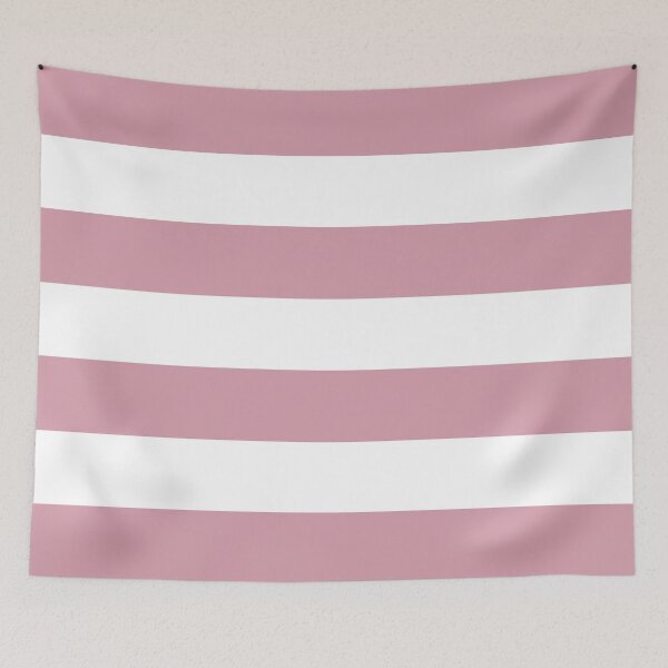 Item preview, White and dusty pink stripe pattern designed and sold by IoanaHraball.
