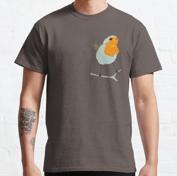 floral Robin shirt Birdwatching & Tit bird fan Gift Robin Cute Wildlife t-shirt bird lovers tshirt Bird tshirt Robin Bird tshirt
