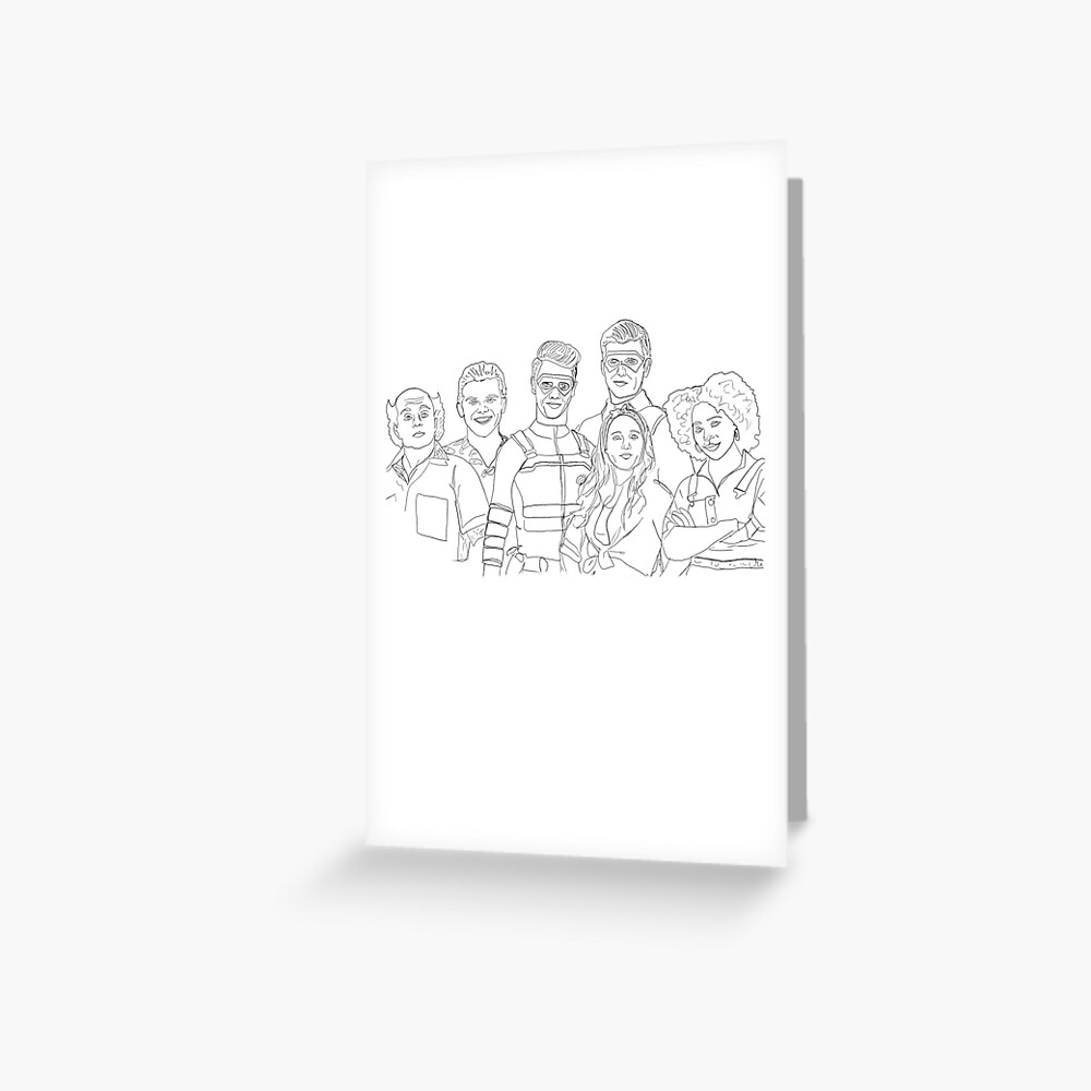 Sketch of Cast of Henry Danger Art Print