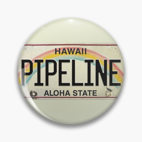 Item preview, Vintage Hawaii License Plate Pipeline designed and sold by northshoresign.
