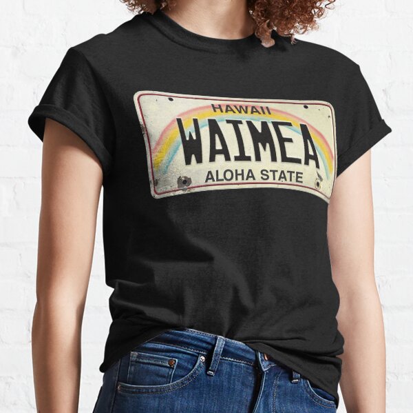 Vintage Hawaii License Plate Waimea Classic T-Shirt